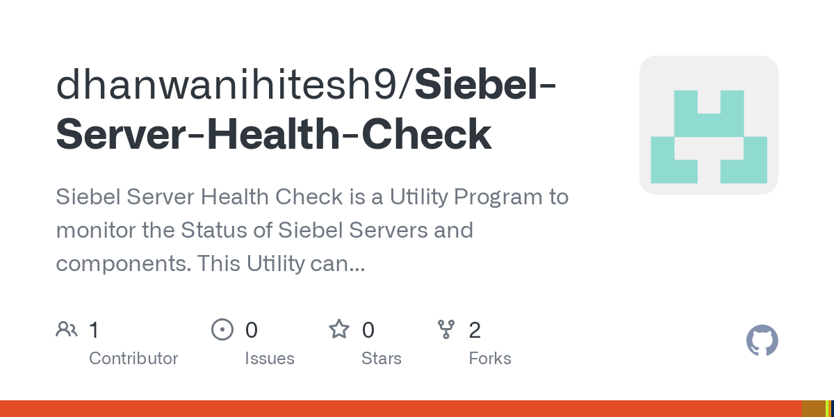Siebel Health Check